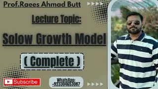 Solow Growth Model | Advanced Maths (Alfa C Chiang)
