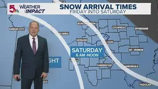 St. Louis weather: The timing of the winter storm and when the heaviest snow hits