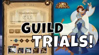 JOAN OF ARC LV 611 GUILD TRIALS! [FURRY HIPPO AFK ARENA]