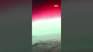 La AURORA BOREAL capturada por el astronauta KIMIYA YUI