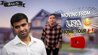 Moved to Canada from USA on PR | Purchase first home in Windsor Ontario | Home Tour Telugu