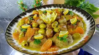 طاجين الزيتون الجزائري 🇩🇿 بلمسة عصرية بربع صدر دجاج 😱 كيفاه يجيك بنين وزيتون طايب زبدة بلا كوكوطة 