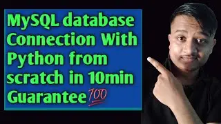 Mysql Connectivity with Python🔥!!!!
