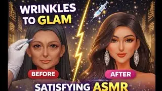 Anti-Aging Injection ASMR 💉✨ | Wrinkles to Glam Transformation (So Satisfying!)