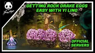 Getting Rock Drake Eggs With A Yi Ling - Super Easy Rock Drake Eggs | ARK: Survival Ascended