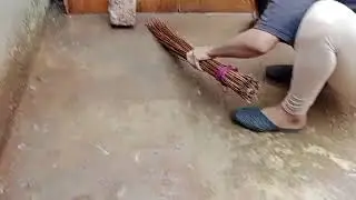 ghar ki safaii ki aj mene uff