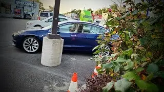Tesla Model 3 Grocery Shopping Efficiency Test Under Heavy Load