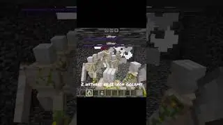2 withers vs 15 iron golems🔥 #minecraft#shortsviral#trending#trendingshorts#shorts#viral#gaming