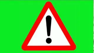 Green Screen Running/Live Traffic Sign | Green Screen Effects | Green Screen