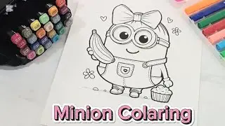 Relaxing Minion Coloring ASMR 🎨 | Cute & Satisfying