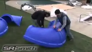 Vortex Pool Slide Installation