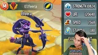 ELFEERA HIGH DAMAGE !! BEST MONSTER QUEEN OF DOOMSDAY ERA MONSTER LEGENDS INDONEISA