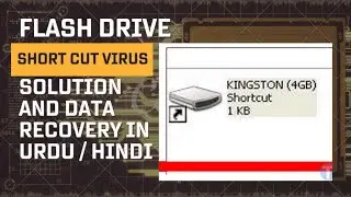 How to Remove Shortcut Virus From USB / Pen Drive / Permanently and Recover your Data-Files | Urdu