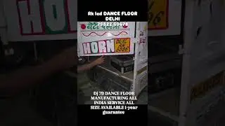 #dj 7D DANCE FLOOR MANUFACTURING 079822 69678 ALL INDIA SERVICE ALL SIZE AVAILABLE 1-year guarantee
