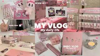 [VLOG]高校生の充実した日💬🎀/エスターバニーのpopｰup🐰💞、IKEA、CanDo購入品紹介、質問コーナー、可愛いノートとキャンドルで気分を上げて勉強する🕯𓈒 𓏸🗒️、キャラパキ、メイクをする