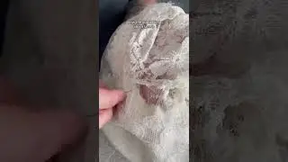 The full process of restoring an incredible family heirloom wedding dress! #weddingdress #vintage