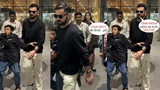 😡Virat Kohli got Angry with Anushka and Pushed a Fan and physically challenged Man taking Selfie?😡