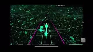 Audiosurf 2 Ep. 2981: CXLOE - Low Blow. 375K score. Mono Turbo.