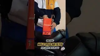UNBOXING! Way 2 Speed #airfilter for #supermeteor650!🔥#royalenfield #shortsviral #viral #bikelovers