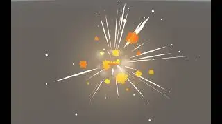 VFX Cartoon explosion BOOM