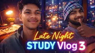 Late night Study Vlog 3 #vlog #study 