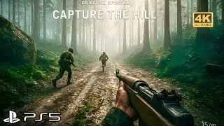 COD WW2 Forest Battle &ndash; Capture The Hill 🇺🇸 | PC Ultra Gameplay