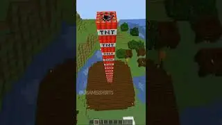 Minecraft: Destroying The Pillager Outpost..💥💣 | 2% | #minecraft#shorts