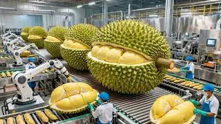 Inside a Modern Dried Durian Factory: From Fresh Harvest to Crispy Durian (Full Process)