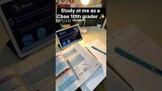 Study with me as a CBSE 10th grader 📚#school #cbse #shorts #productivity #fyp #boardexam