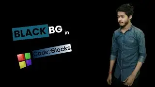 Black Screen in Code::Blocks (Dark Effect) || Hero Halder || CodeBlocks