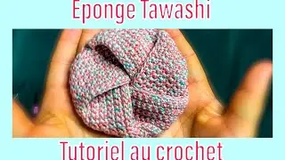 Comment r&eacute;aliser le pliage d&rsquo;une &eacute;ponge Tawashi au crochet