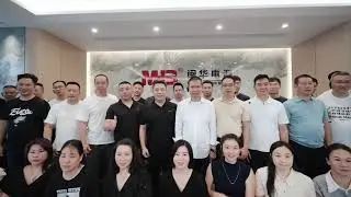 Industry Exchange | Guangzhou Motorcycle Parts Chamber Delegation Visits MHB Battery Factory