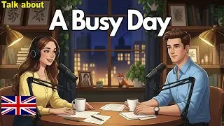 A Busy Day and a Calm Day | Slow English Conversation Practice (A2–B1) | Shadowing English
