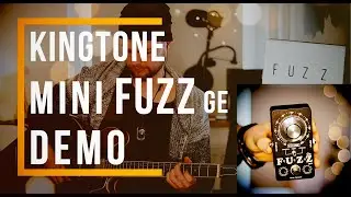 KingTone mini FUZZ (GE) - Pedal Demo (with Jackson Audio Golden Boy & TC Electronic Sub 'N' Up)