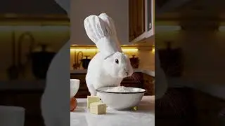 rabbit cooks #cute #miniworld #rabbit #ihavethisthingwithplants