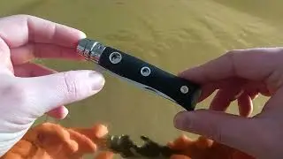 Opinel n°8 - Fusion Hêtre brûlé & ajouré Poly-Glass