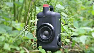 DIY Subwoofer Making from Plastic Can Malayalam | ഇത് വേറെ ലെവൽ ഐറ്റം | Shabizone