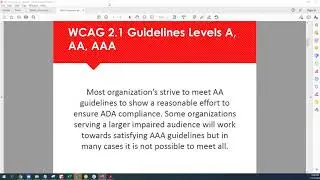 Website ADA Accessibility Webinar - TekDoc
