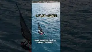 How to gybe (jibe) in marginal winds! #windsurf #windsurfing