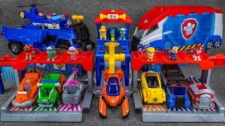 30 Minutes Satisfying with Unboxing Paw Patrol Construction Vehicle ＆ Big Truck Pups Stop HQ | ASMR