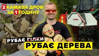 14 м³ дров за 1 годину одразу в Біг-бег | Огляд ARPAL АМ-200ТР
