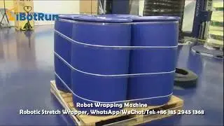 Robot Wrapping Machine - Robotic Stretch Wrapper - Auto Wrapping Machine - iBotRun