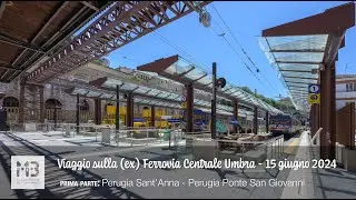 Viaggio a bordo delle Aln 776.012 e 021 (Prima Parte) da Perugia S.Anna a Perugia Ponte S.Giovanni.