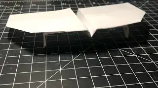 Flying wing paper plane tutorial and foldable flight contest submission 2022