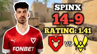 SPINX (14-9) MOUZ vs VITALITY (MIRAGE) BLAST OPEN LONDON 2025 (SEMI FINAL)