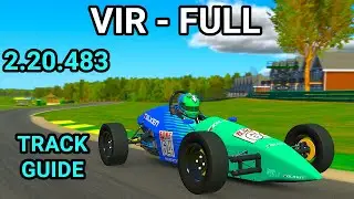 Track Guide VIR - Full Formula VEE iRacing