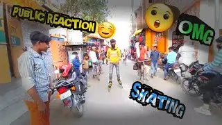 HHS Casco skate shoes🔥😲!! Public Reaction☺️🥰!& #skatingvideos #publicreaction #inlineskating #casco