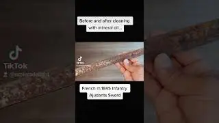 Antique sword restoration