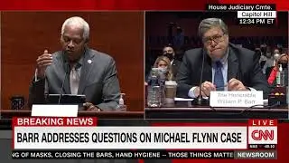 Hank Johnson grills William Barr on Roger Stone sentencing