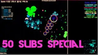 DUAL-AGAR // AGAR.RED // ALIS.IO // BEST MOMENT ! speciak 50 sub !